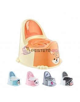 Детско гърне с капак животни